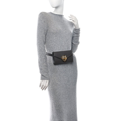 Dolce & Gabbana Agnello Vitello Devotion Belt Bag 70 28 Grey 2 of 10