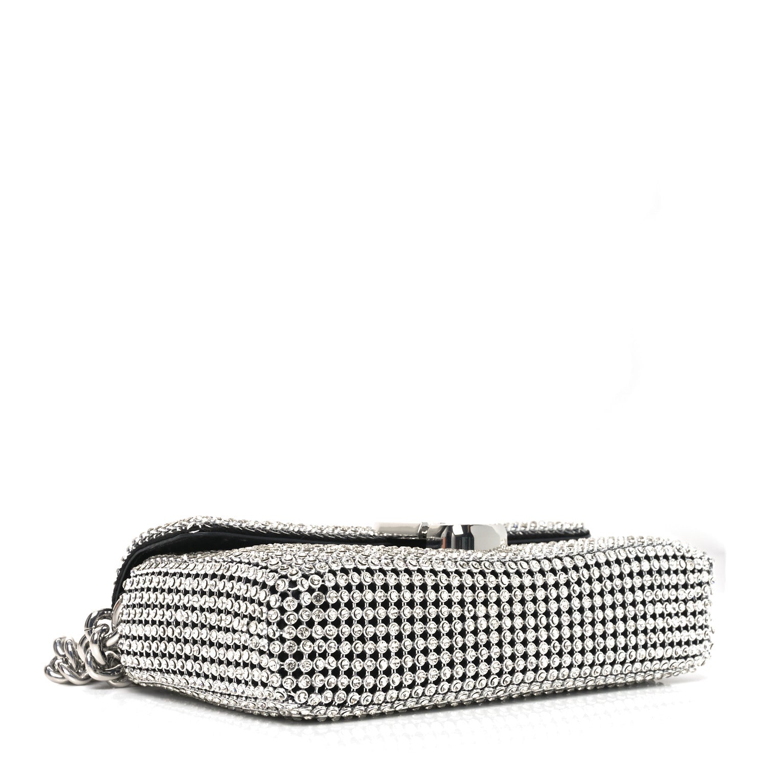 Marc Jacobs The Rhinestone J Marc Mini Shoulder Bag Silver 4 of 9