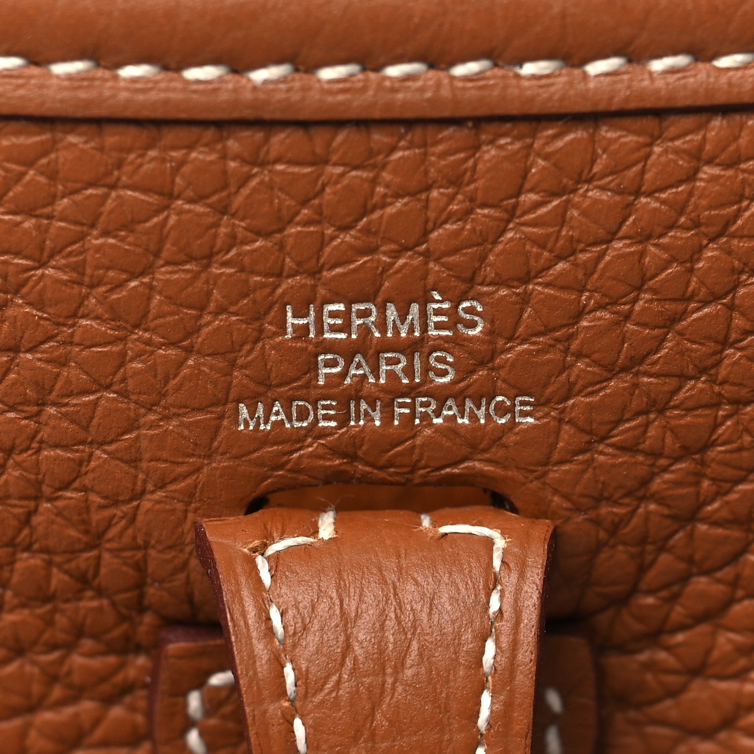 Hermes Taurillon Clemence Evelyne TPM Gold 7 of 11