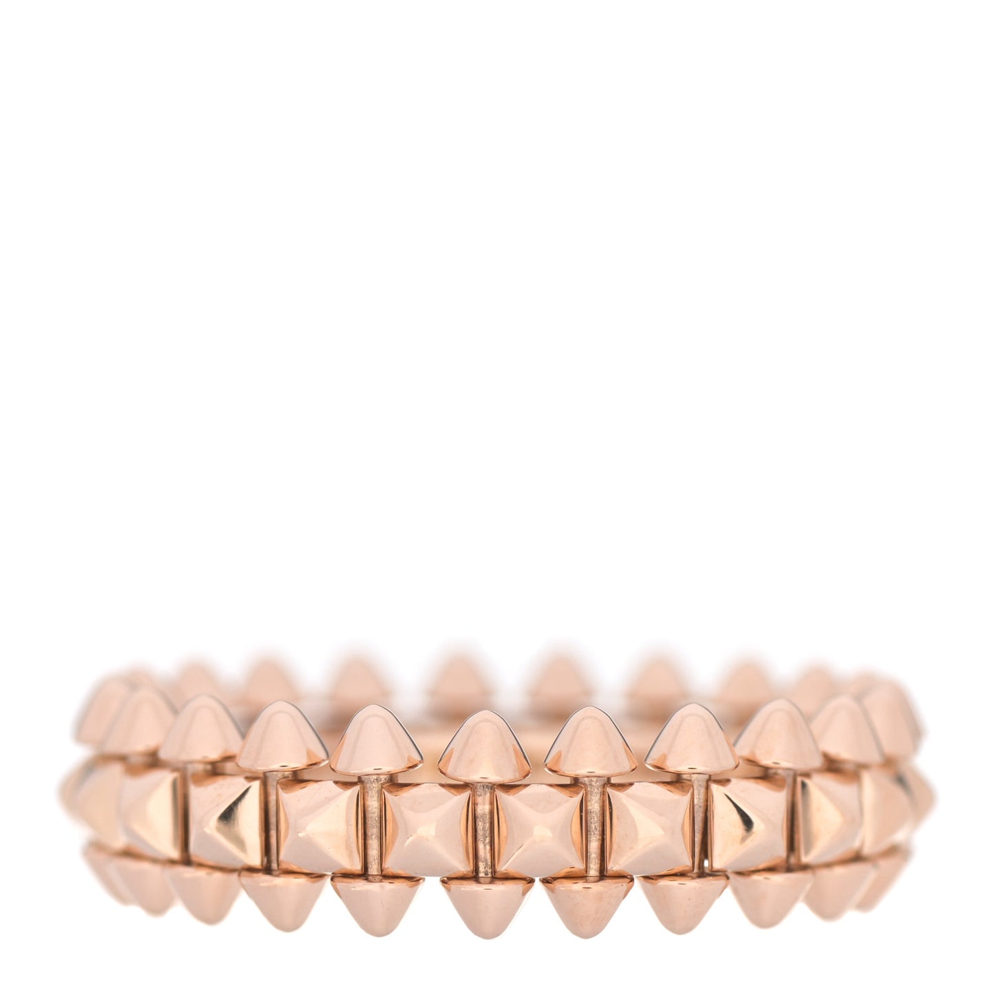 18K Pink Gold SM Clash De Cartier Ring 56 7.5