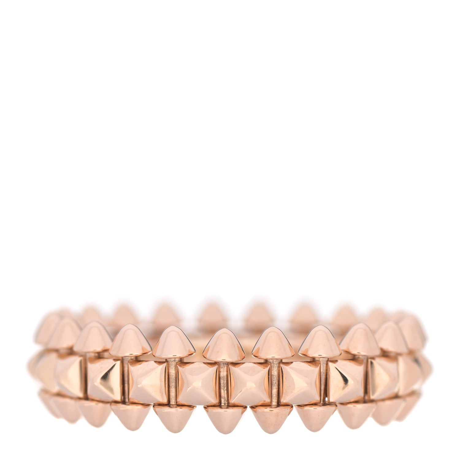 Cartier 18K Pink Gold SM Clash De Cartier Ring 56 7.5 1 of 5