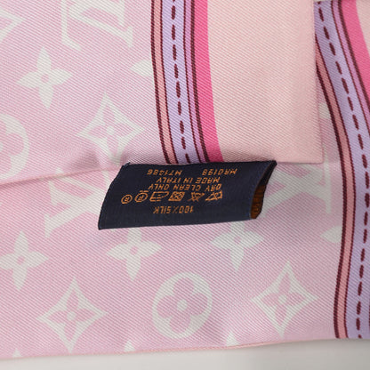 Louis Vuitton Silk Monogram Superstition Bandeau Rose Clair 5 of 5