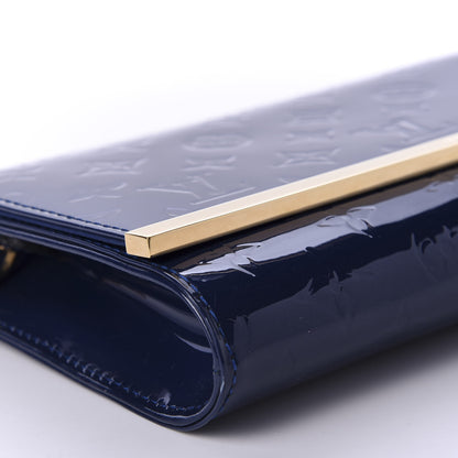 Louis Vuitton Vernis Ana Clutch Grand Blue 6 of 9