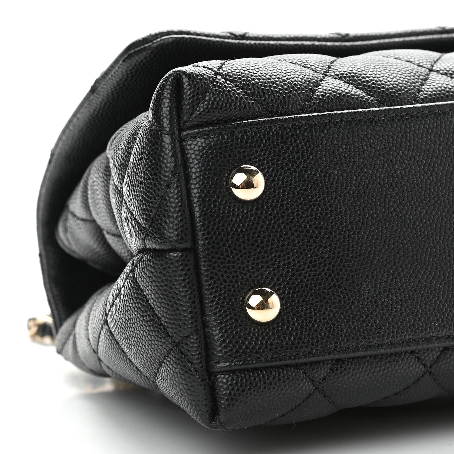 Chanel Caviar Quilted Mini Coco Handle Flap Black 8 of 9