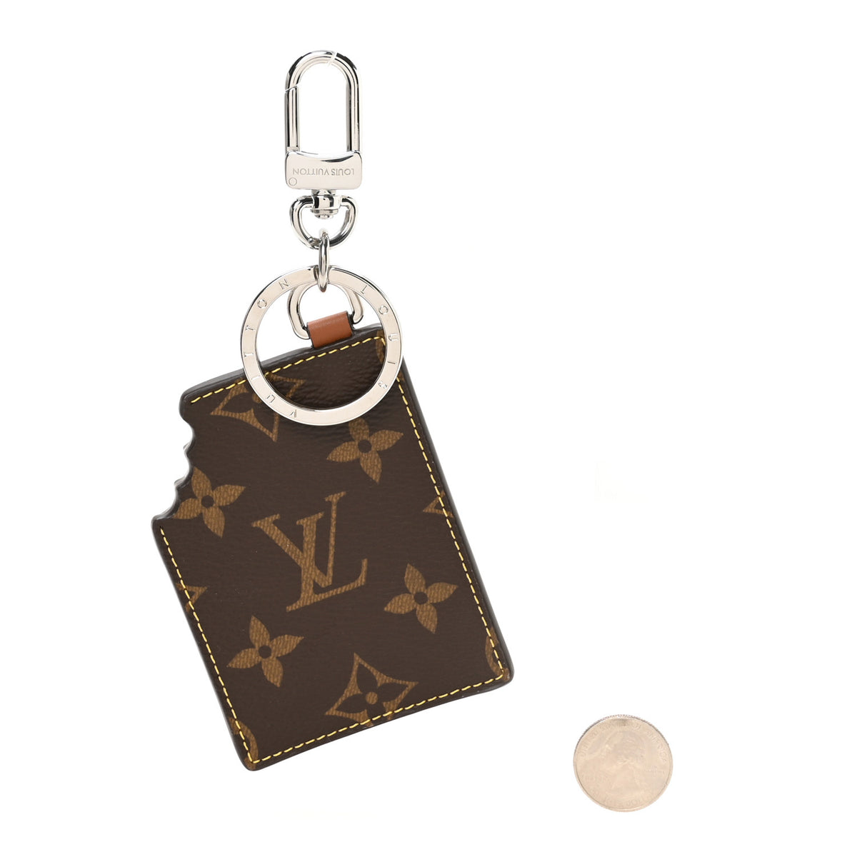 Monogram LV Chocolate Bar Bag Charm Key Holder