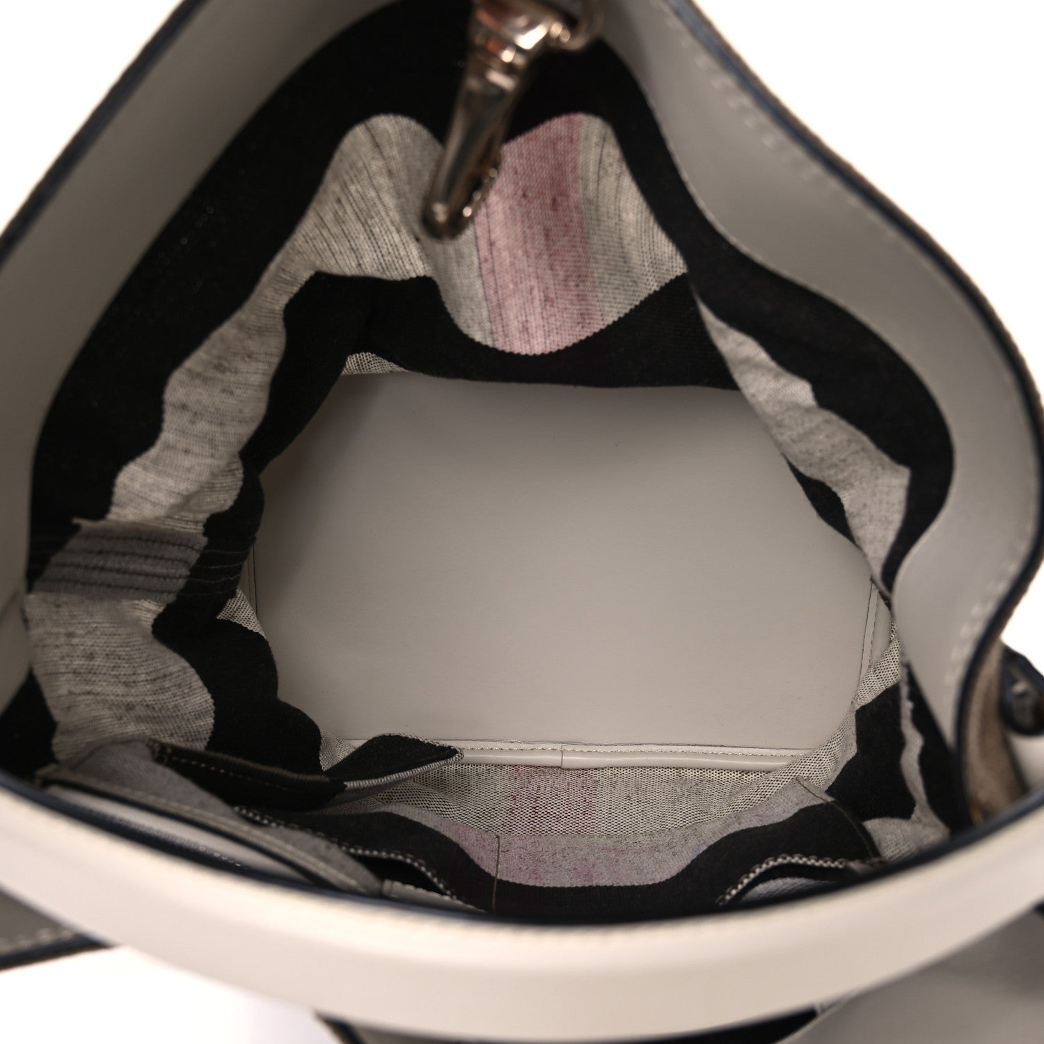 Burberry Canvas Mega Check Medium Susanna Hobo White 6 of 12