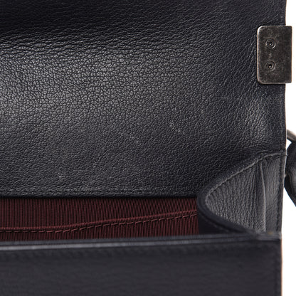 Chanel Goatskin Quilted Patent Medium Duo Boy Flap Black 13 of 13