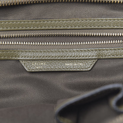 Celine Drummed Calfskin Mini Luggage Jungle 6 of 14