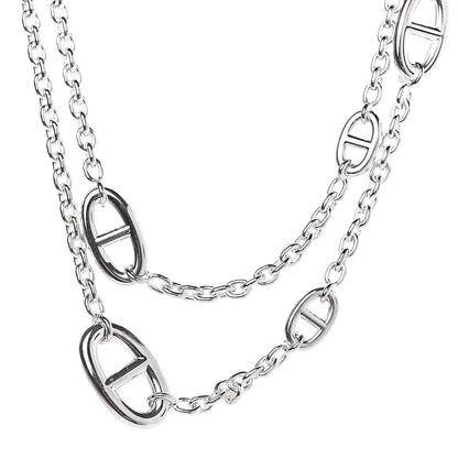 Hermes Sterling Silver Farandole Necklace 80 1 of 5