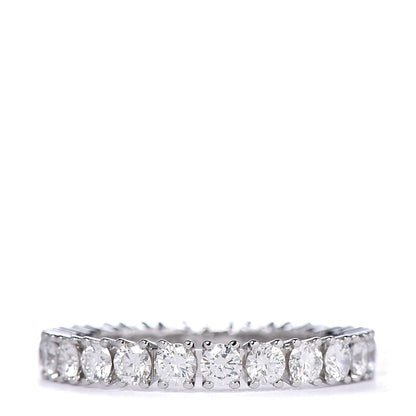 Cartier Platinum Diamond 1.58ct Eternity Ring 56 7.5 1 of 7