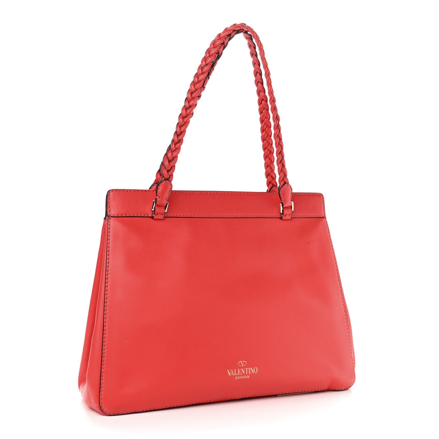 Vitello Lace Demetra Satchel Coral