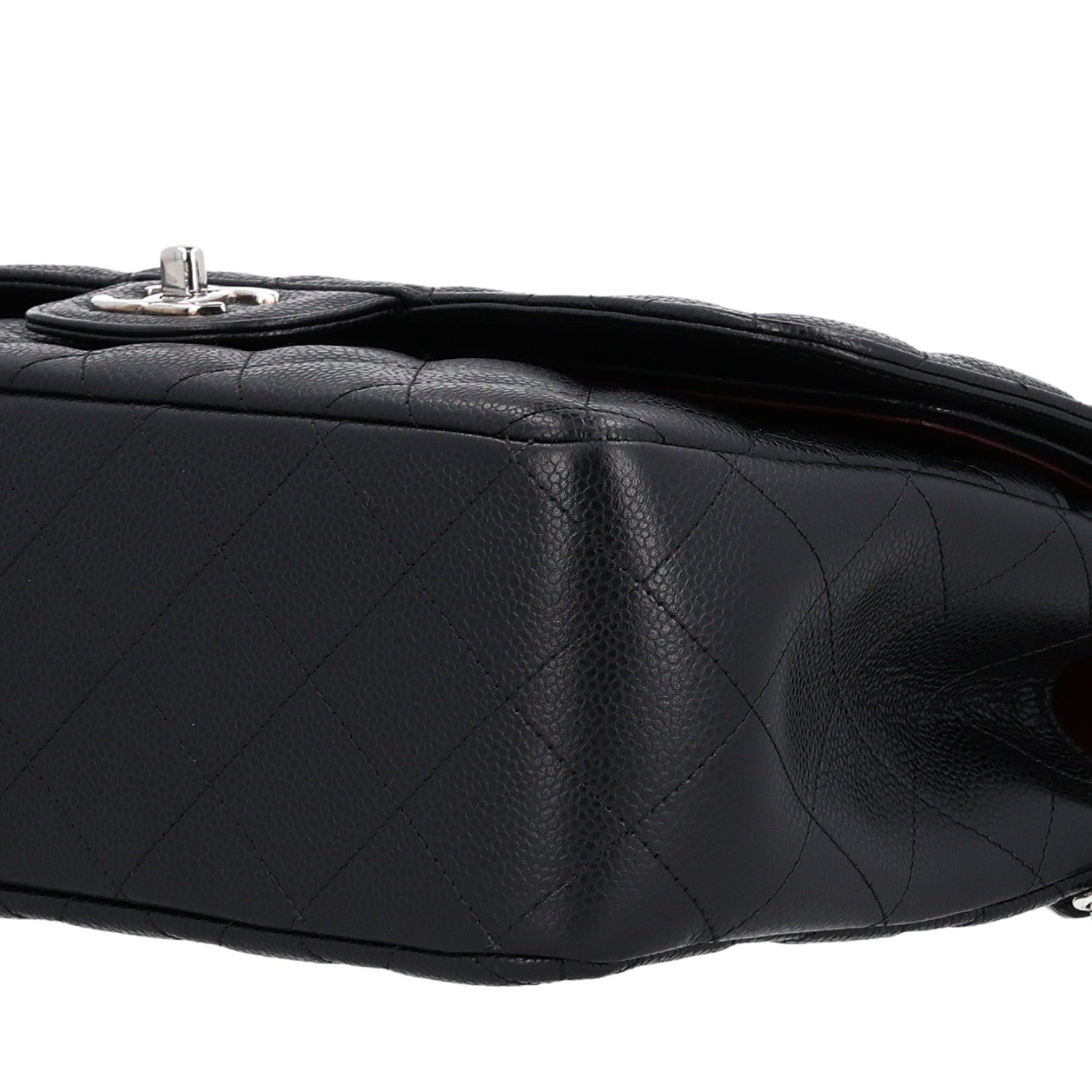 Chanel Caviar Quilted Jumbo Double Flap Black 3 of 10
