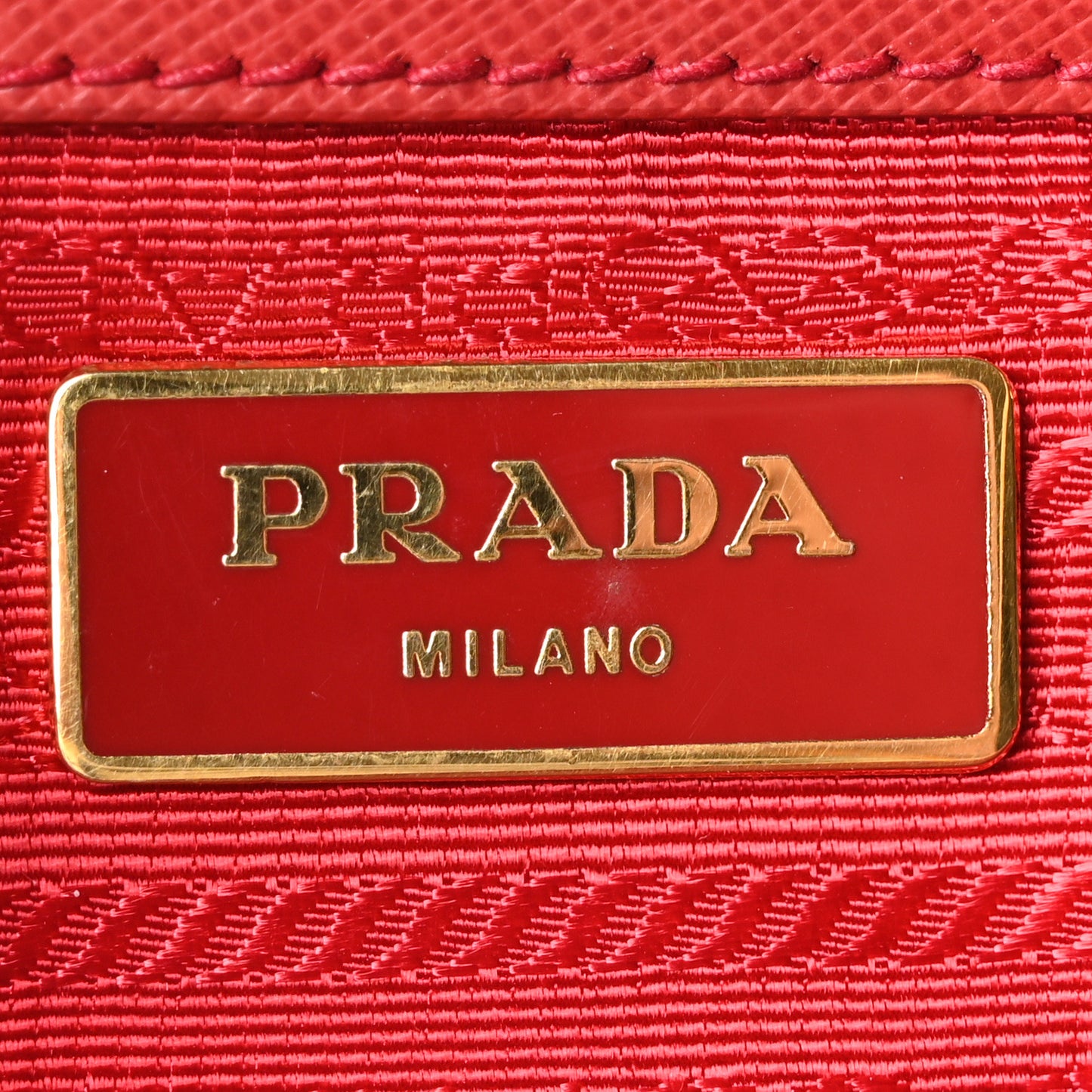 Saffiano Small Galleria Double Zip Tote Fuoco