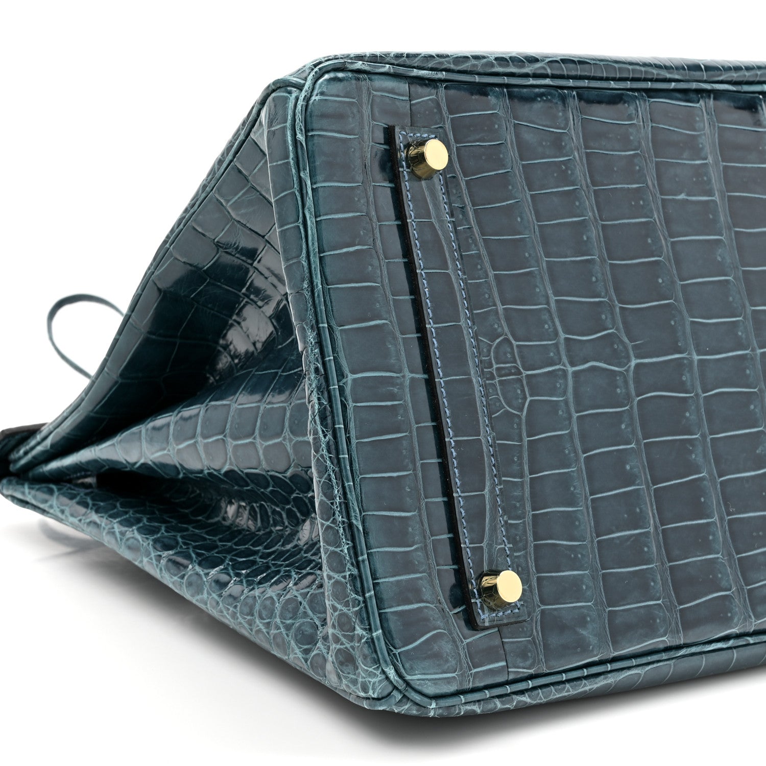Hermes Shiny Porosus Crocodile Birkin 35 Colvert 10 of 11
