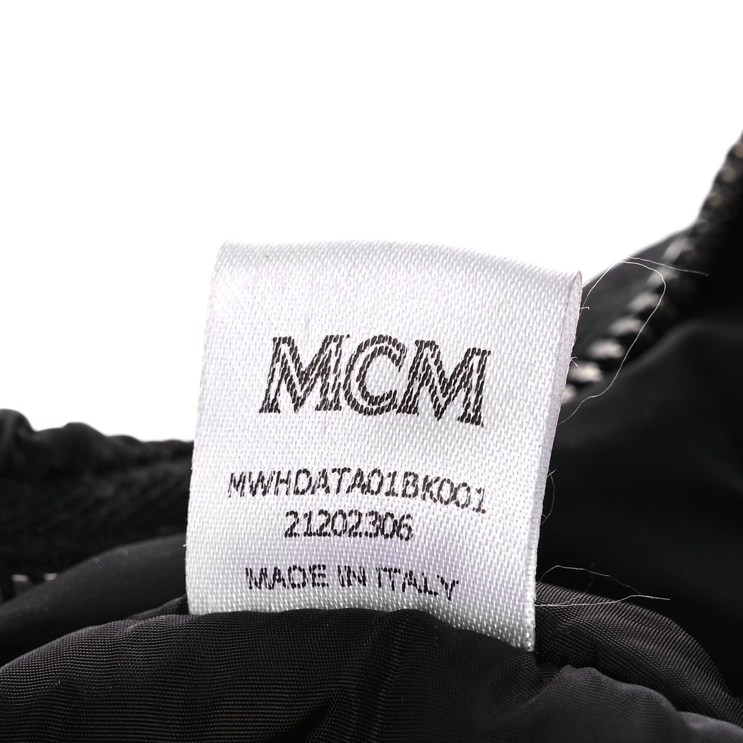 MCM Maxi Visetos Nylon Quilted Mini Aren Hobo Black 7 of 12