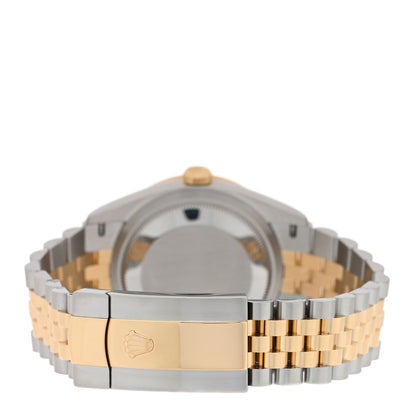 Rolex Stainless Steel 18K Yellow Gold Diamond Bezel 36mm Oyster Perpetual Datejust Watch Champagne 126283RBR 3 of 5