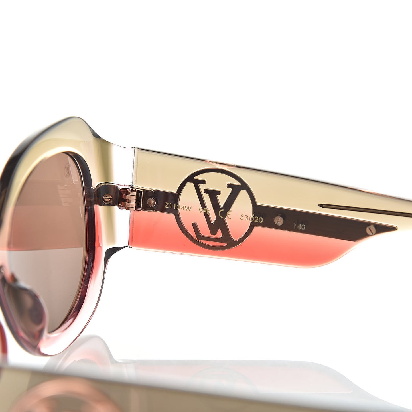Acetate Paris Texas Sunglasses Z1134W Pink