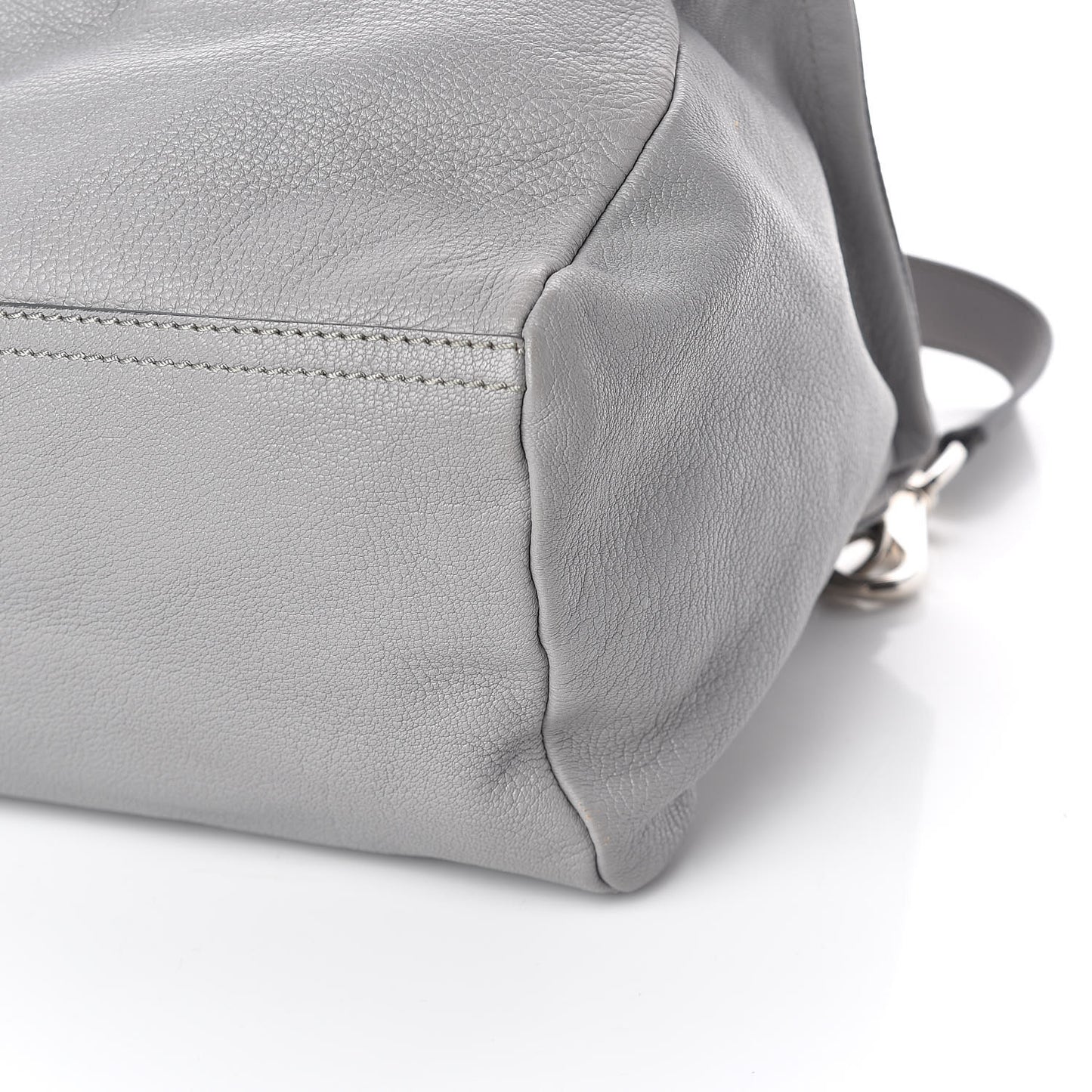 Sugar Goatskin Medium Pandora Pearl Grey
