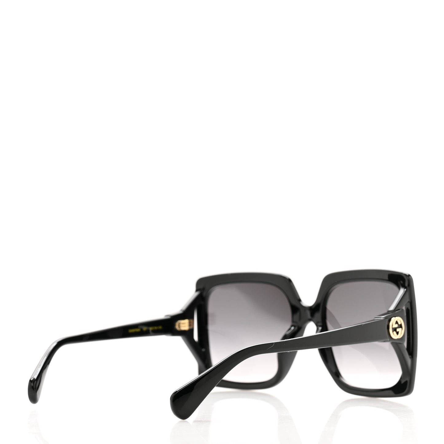 Acetate Square Frame Sunglasses GG0876SA Black