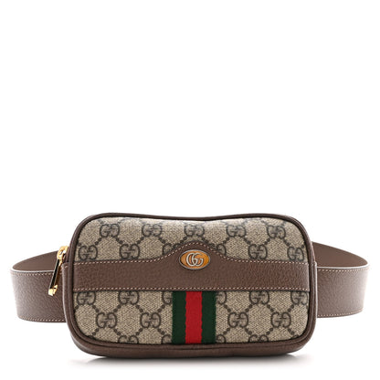 Gucci GG Supreme Monogram Ophidia Belted iPhone Case 85 34 Dark Brown 1 of 11