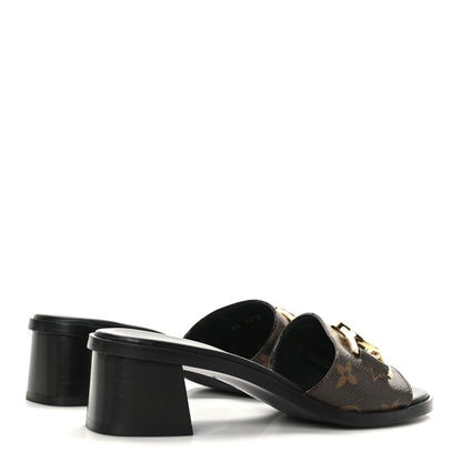 Louis Vuitton Monogram Lock It Mules 35 4 of 8