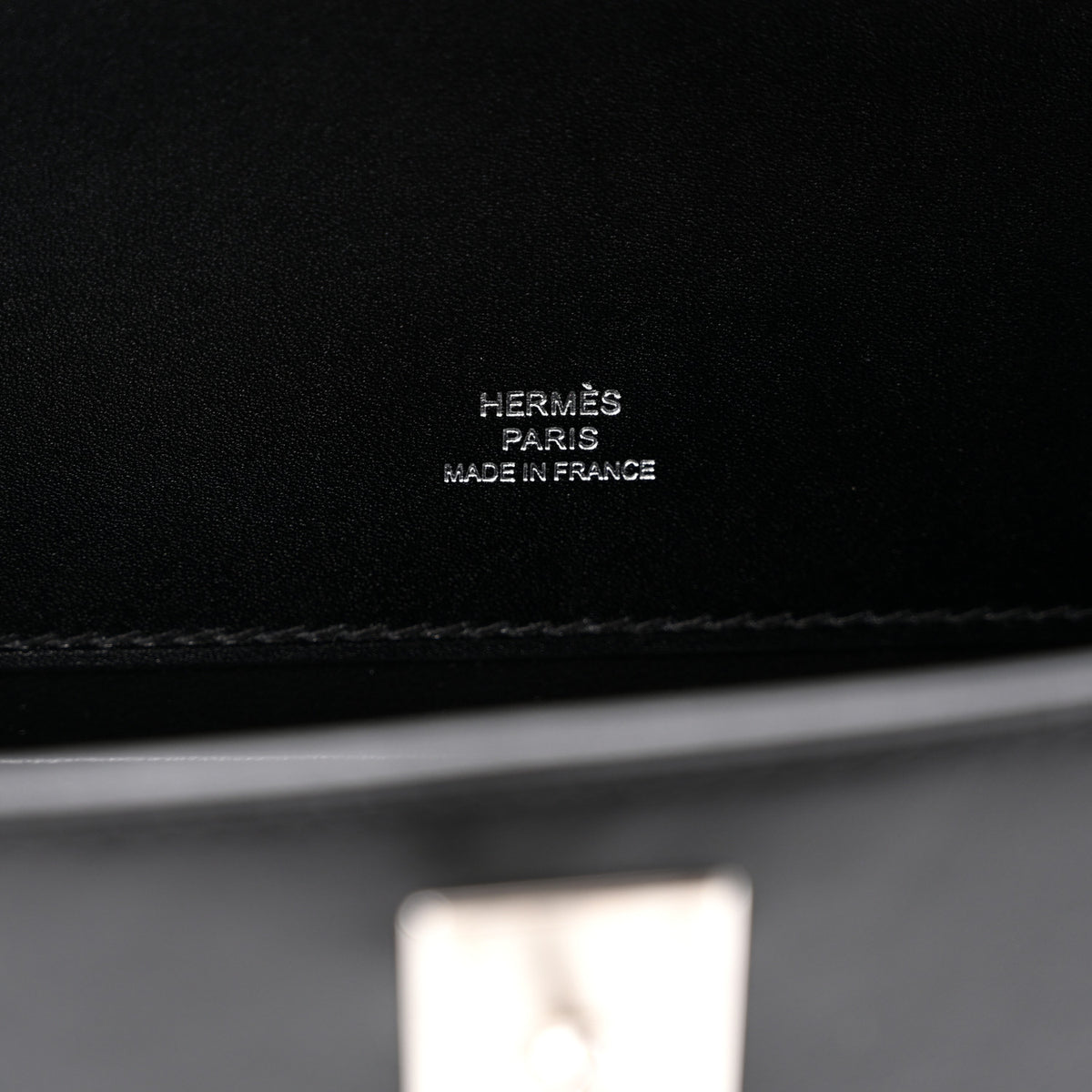 Hermes Box Marquetry Daisies Kelly Pochette Clutch Black White Jaune De Naples 6 of 10