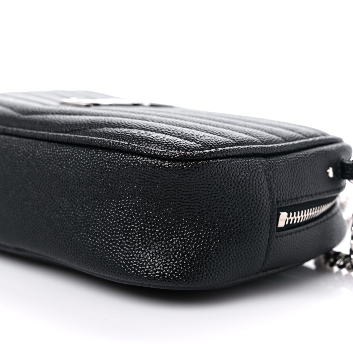 Grain De Poudre Matelasse Monogram Mini Lou Camera Bag Black