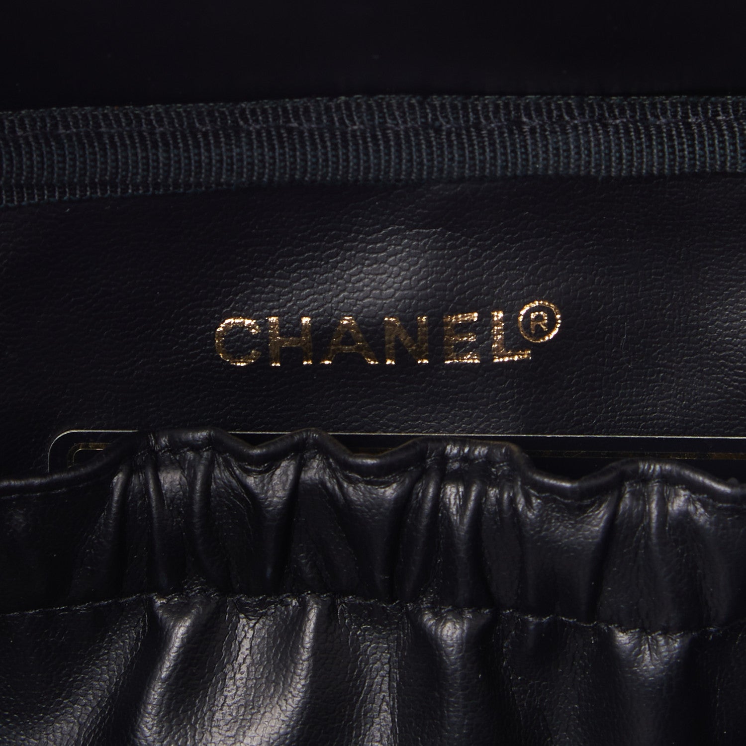 Chanel Caviar Vanity Cosmetic Case Black 9 of 10