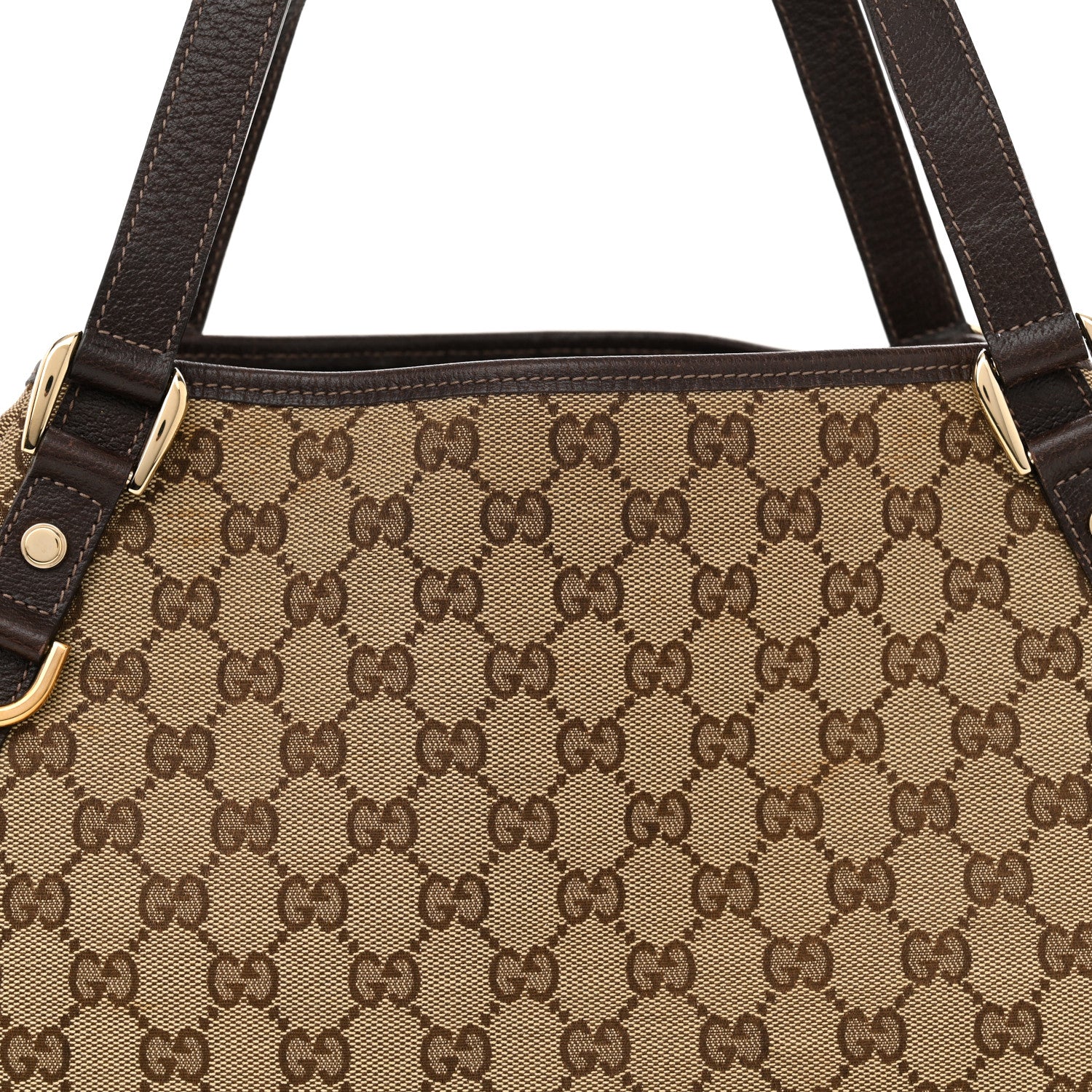 Gucci Monogram Medium Abbey Shoulder Bag Dark Brown 8 of 10
