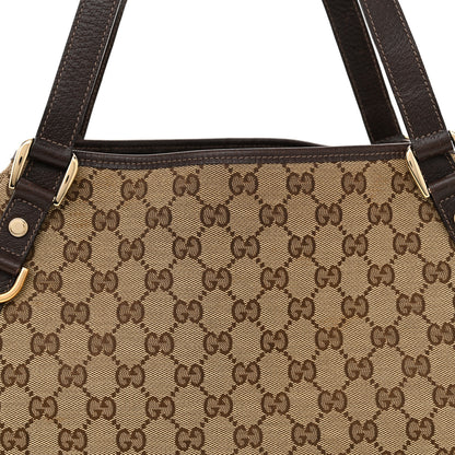 Gucci Monogram Medium Abbey Shoulder Bag Dark Brown 8 of 10