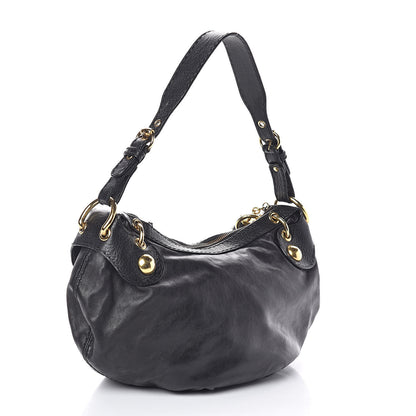 Gucci Calfskin Babouska Shoulder Bag Black 3 of 11