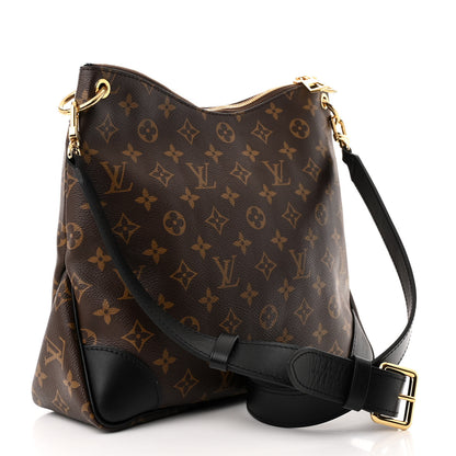 Louis Vuitton Monogram Odeon MM Black 3 of 9