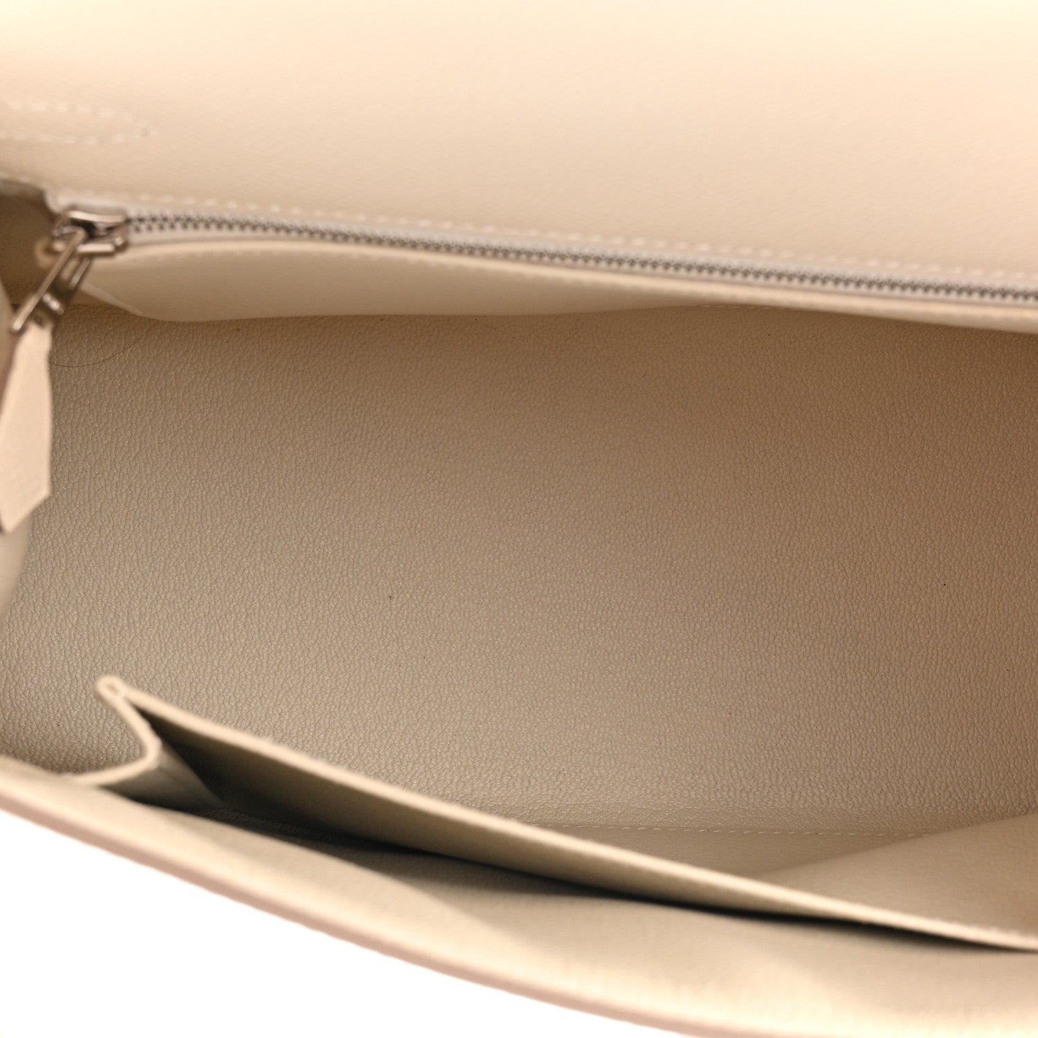Hermes Epsom Kelly Sellier 25 Craie 5 of 13