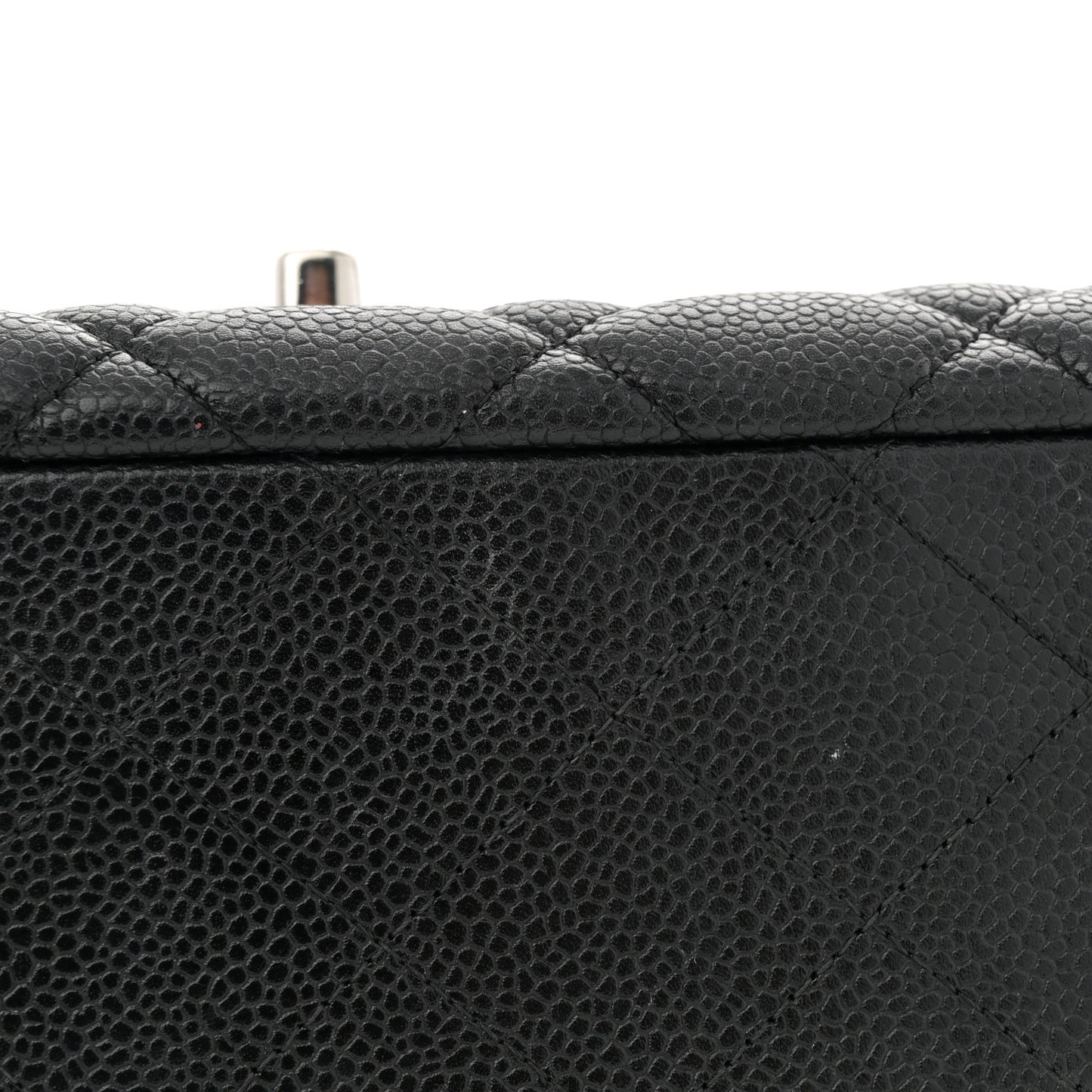 Caviar Quilted Maxi Single Flap Black
