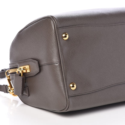 Prada Saffiano Lux Bauletto Grafite 7 of 8