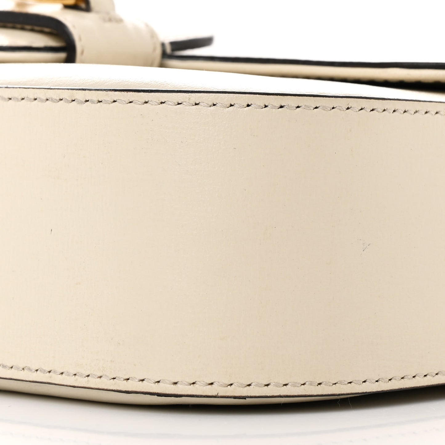 Azalea Calfskin Small Horsebit 1955 Chain Shoulder Bag Mystic White