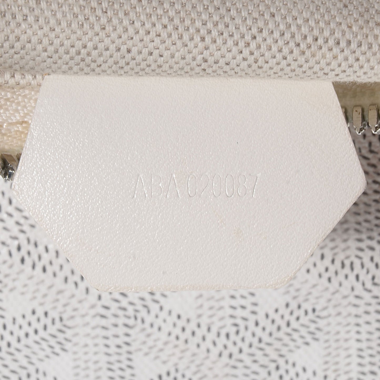 Goyardine Fidji Zip Hobo White