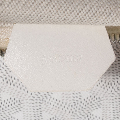 Goyard Goyardine Fidji Zip Hobo White 7 of 10