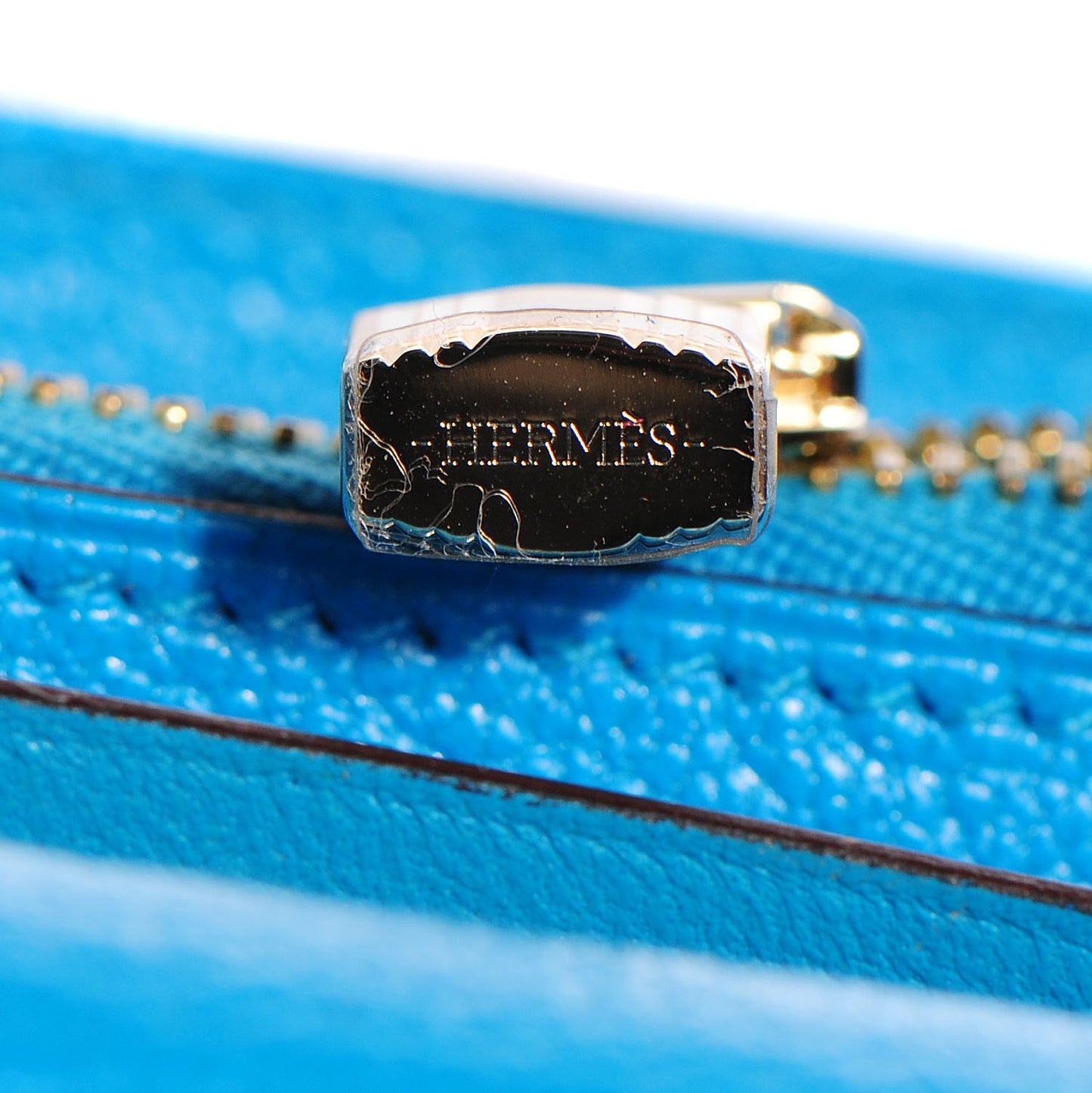 Chevre Mysore Kelly Longue Wallet Bleu Azteque