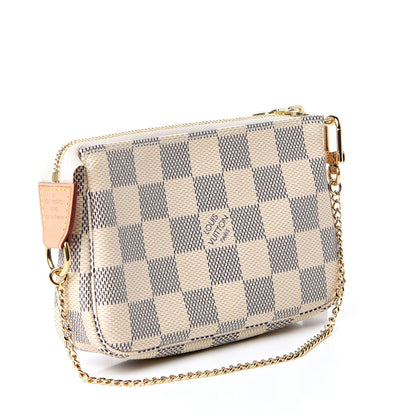 Louis Vuitton Damier Azur Mini Pochette Accessories 2 of 8