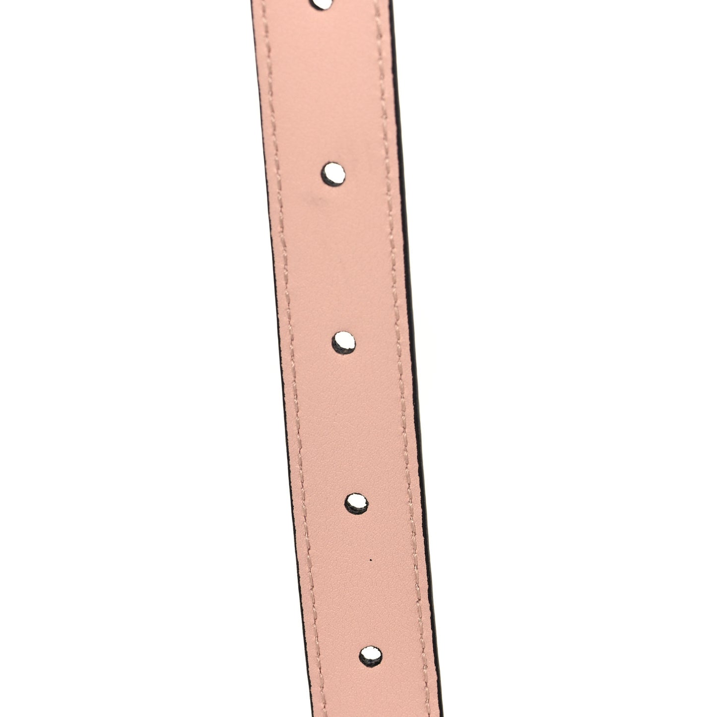 Azalea Calfskin Enamel Monochrome Double G 20mm Belt 90 36 Perfect Pink