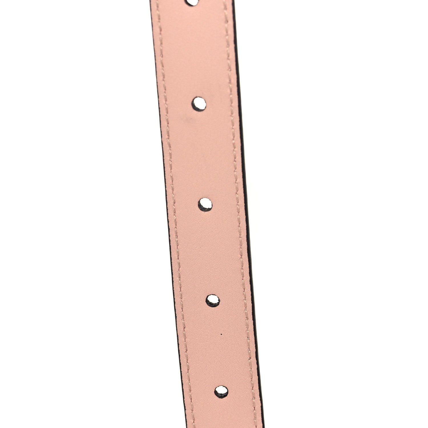 Gucci Azalea Calfskin Enamel Monochrome Double G 20mm Belt 90 36 Perfect Pink 4 of 6