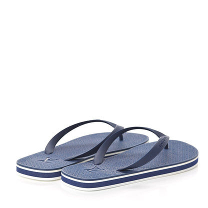 Louis Vuitton Rubber Mens Molitor Thong Sandals 8 Marine 4 of 7