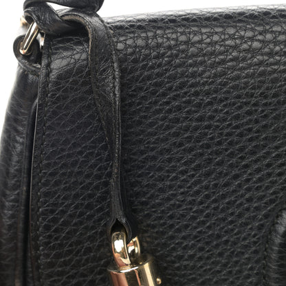 Gucci Pebbled Calfskin Medium Soho Flap Crossbody Black 14 of 18