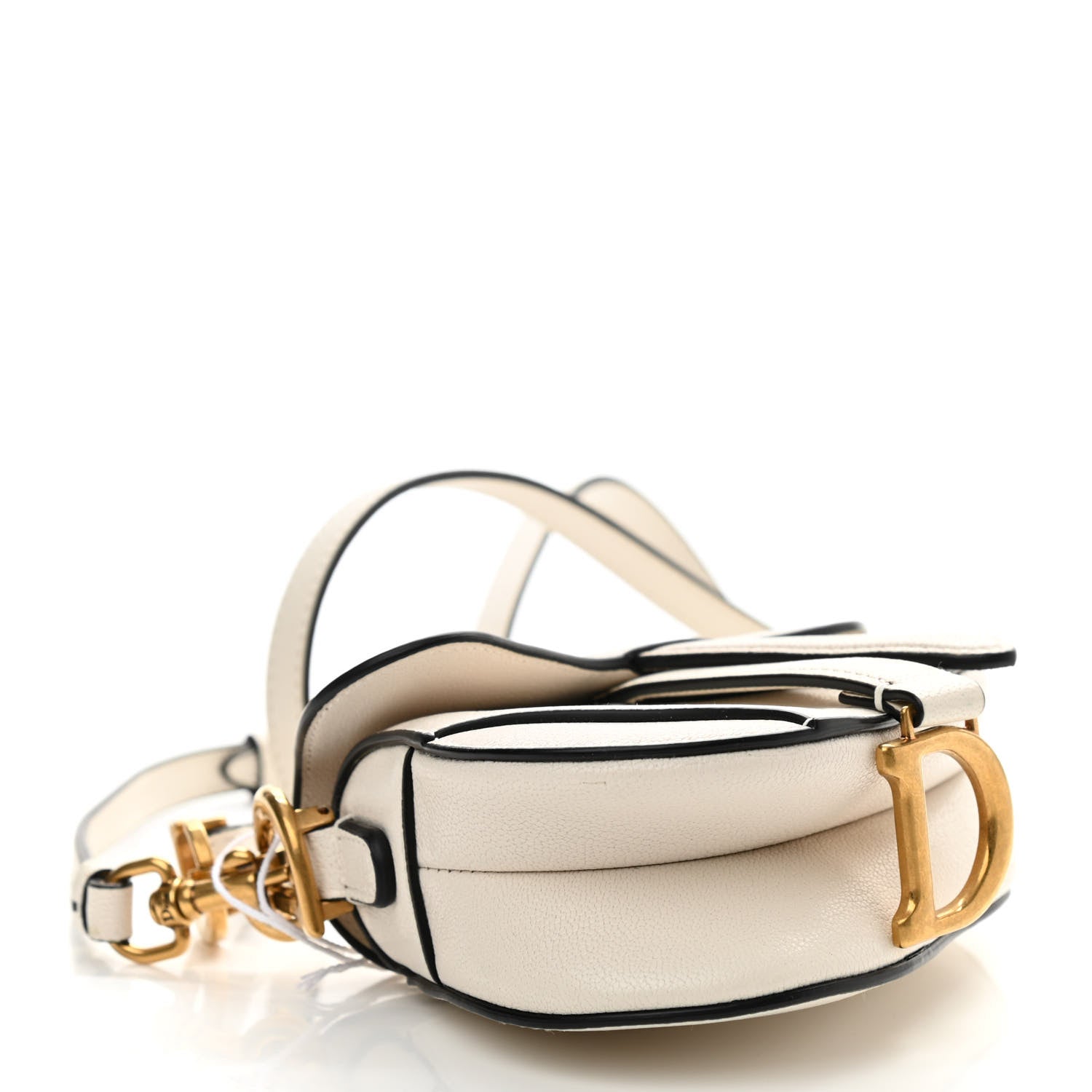 Christian Dior Goatskin Micro Saddle Bag With Strap 4 of 10