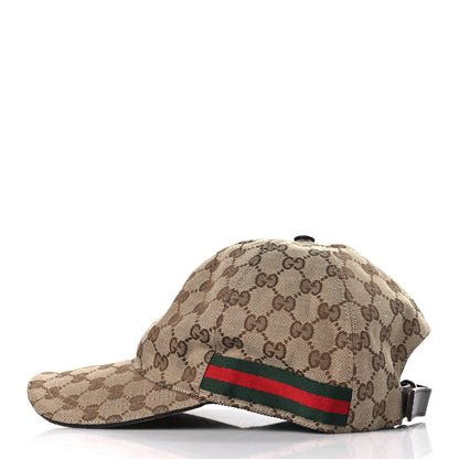 Gucci Monogram Web Baseball Hat L Beige Cocoa 3 of 8