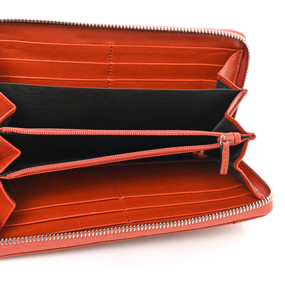 Gucci Calfskin Microguccissima Zip Around Wallet Orange 5 of 8