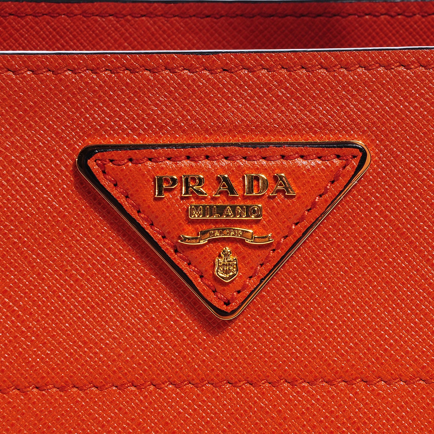 Saffiano Small Soft Tote Papaya