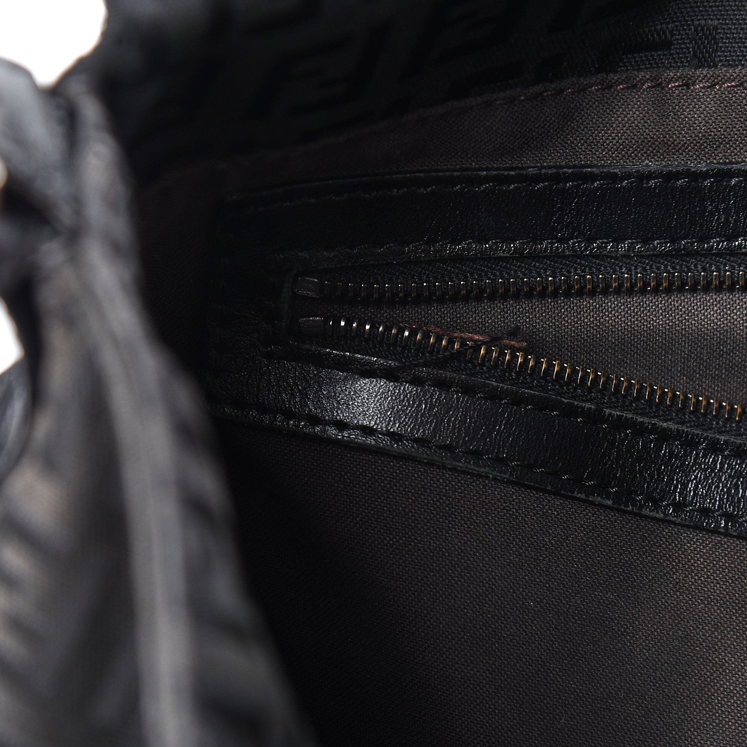 Fendi Zucchino Mama Baguette Black 11 of 17