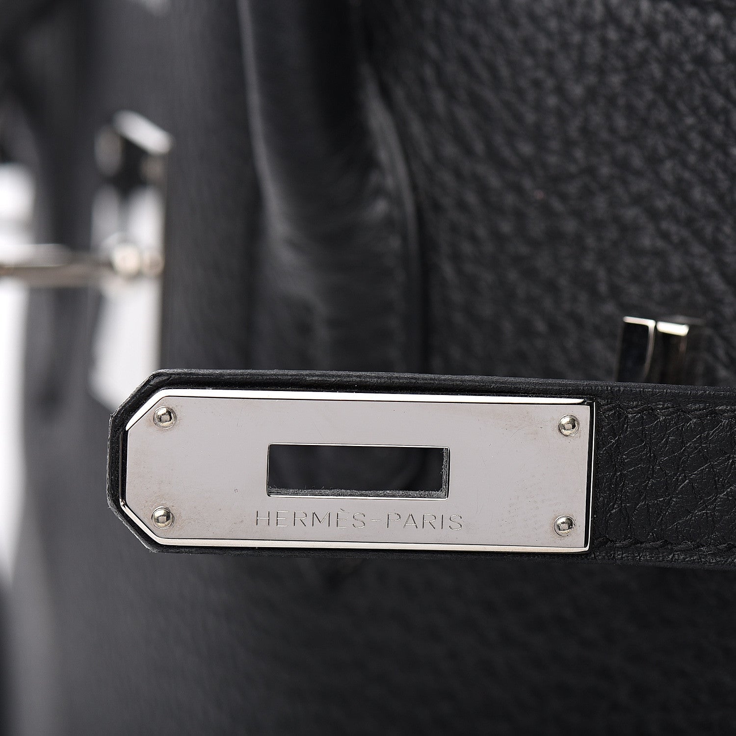 Hermes Taurillon Clemence Birkin 35 Black 11 of 32